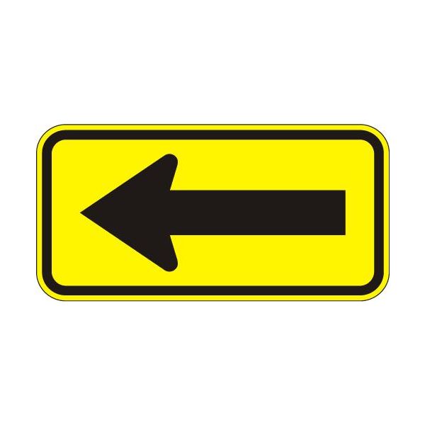 W1-6L - Warning Arrow Left Sign