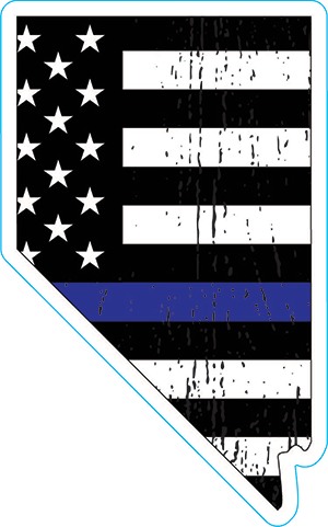 Nevada Thin Blue Line Decal