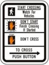R10-3b - Push Button to Cross Sign
