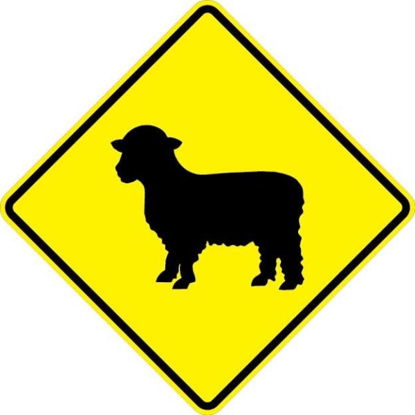 W11-17 - Sheep Sign 