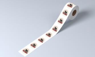 Circle Waterproof Roll Labels