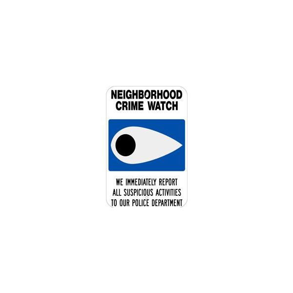 W9-5 - Neighborhood Crime Watch Sign