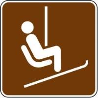 RS-105 - Chair Lift/Ski Lift Sign