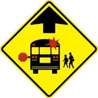 S3-1B - School Bus Stop Symbol Signs