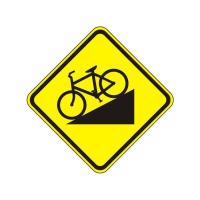 W7-5 - Bicycle Hill Sign 