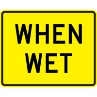 W8-5p - Slippery When Wet Signs 