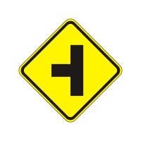 W2-2L - Side Road Left (symbol) Sign