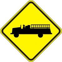 W11-8 - Emergency Vehicle Sign