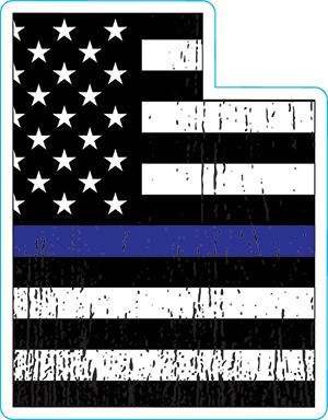 Utah Thin Blue Line Decal