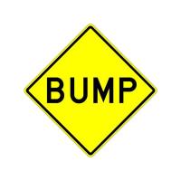 W8-1 - Bump Sign 