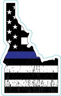 Idaho Thin Blue Line Decal