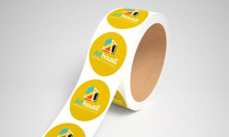 Circle Paper Roll Labels