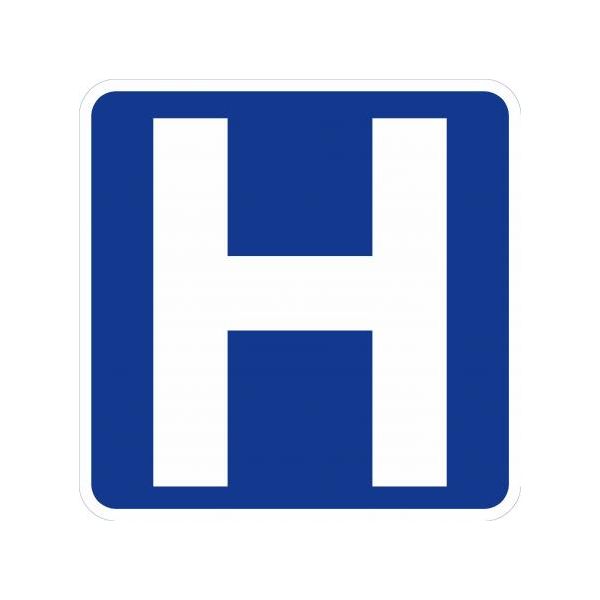 D9-2 - Hospital Symbol Sign