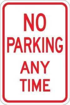 AR-219 - No Parking Any Time Sign