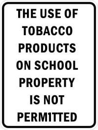 AR-776- Tobacco Use Not Permitted Signs