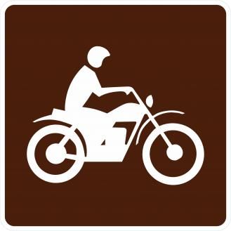 RL-150 - Trail Bike Trail Sign 