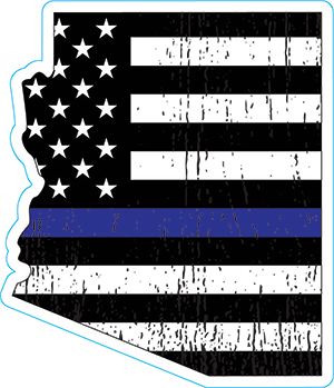 Arizona Thin Blue Line Decal