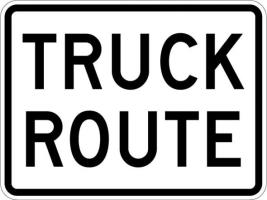 R14-1 - Truck Route Sign