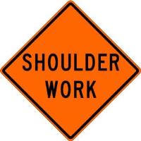 W21-5-O- Shoulder Work Sign