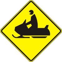 W11-6 - Snowmobile Warning Sign 