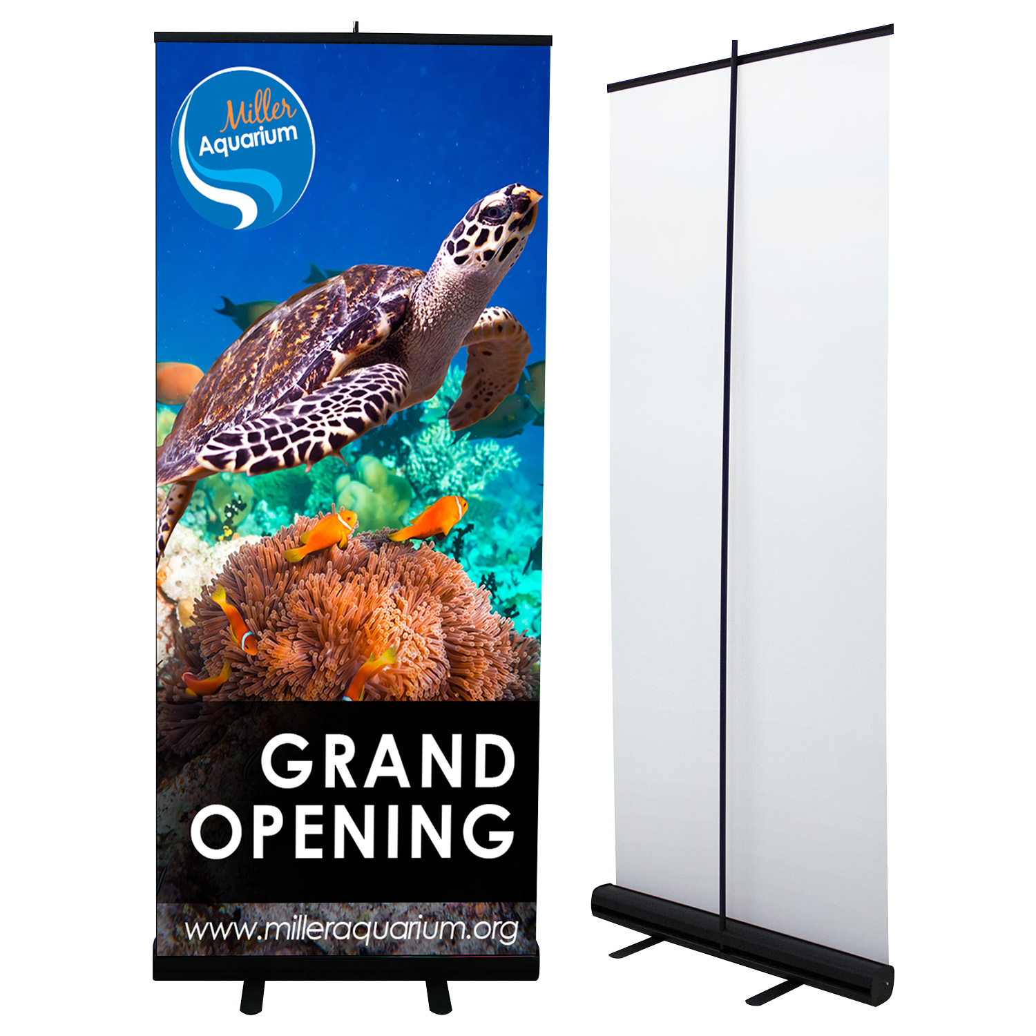 Retractable Banner Display with 78x33 Banner