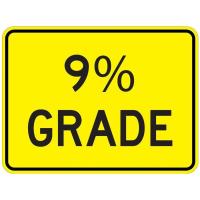 W7-3 - % Grade Sign