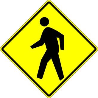 W11-2 - Pedestrian Crossing Signs