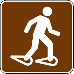 RS-078 - Snowshoeing Sign