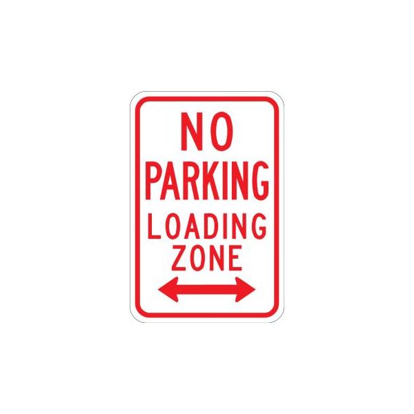 No Parking Loading Zone (Arrow) - AR-205