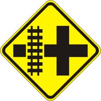 W10-2L - Parallel Railroad Crossing Sign