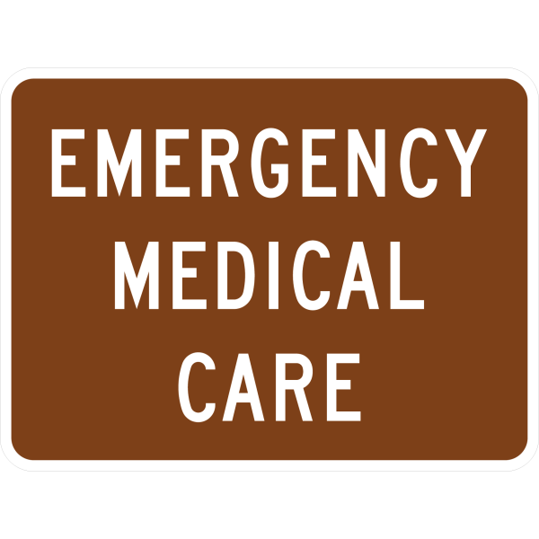 D9-13CP - Emergency Medical Care (Plaque) Sign