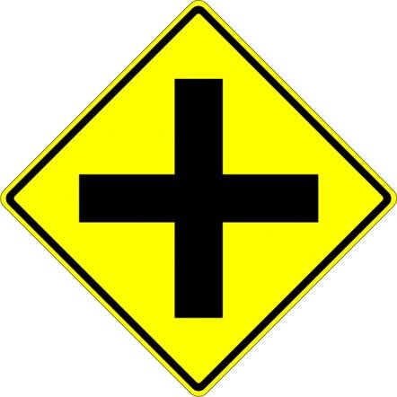 W2-1 - Cross Road Sign