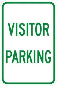 R7-5b - Visitor Parking Sign 