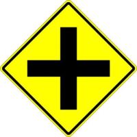 W2-1 - Cross Road Sign