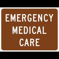 D9-13CP - Emergency Medical Care (Plaque) Sign