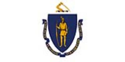 Sticker: State Flag - Massachusetts (1.5in x 3in)