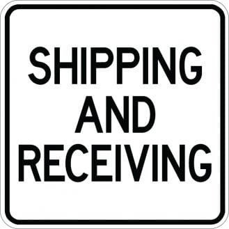 AR-713 - Shipping and Receiving Sign