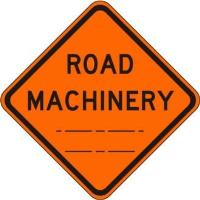 W21-3 - Road Machinery (Distance) Sign