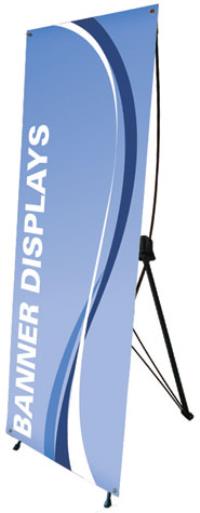 Tripod X Display with 70 x 24 Banner