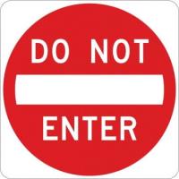 R5-1- Do Not Enter Sign 
