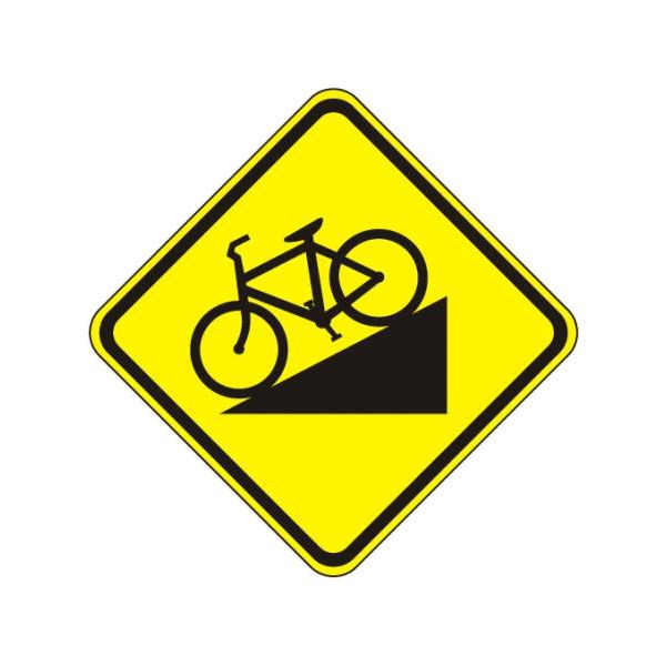 W7-5 Bicycle Hill Sign 