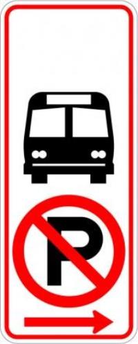 R7-107a - No Parking Bus Stop Symbol Sign