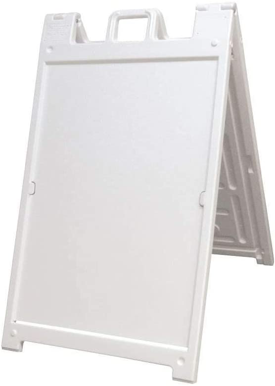 White Signicade Deluxe A Frame Hardware