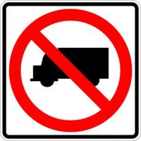 R5-2- No Trucks (Symbol) Sign 