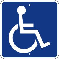 R7-8e - Handicap Symbol Sign