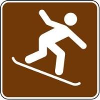 RS-127 - Snowboarding Sign