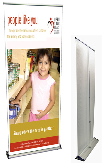 Superb Telescoping Banner Stand