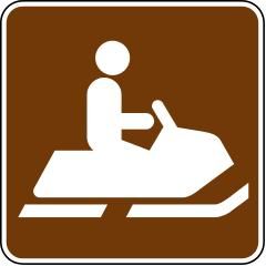 RS-052 - Snowmobiling Sign