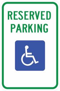 R7-8ak - Alaska Handicap Parking Sign