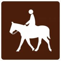 RL-110 - Horse Trail Sign